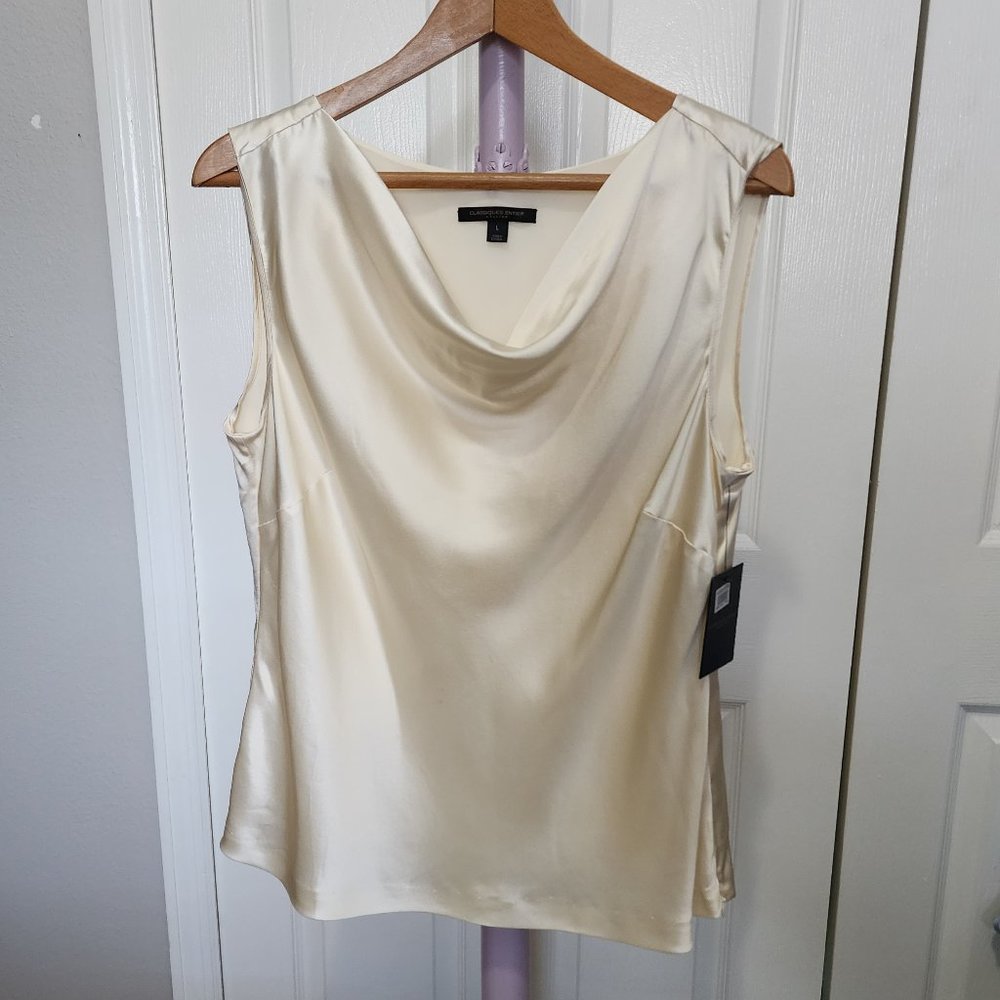 NWT Classiques Entier 100% silk Women’s Tank Top Size L